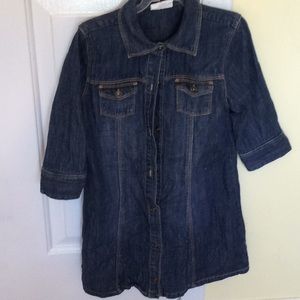Girls denim dress